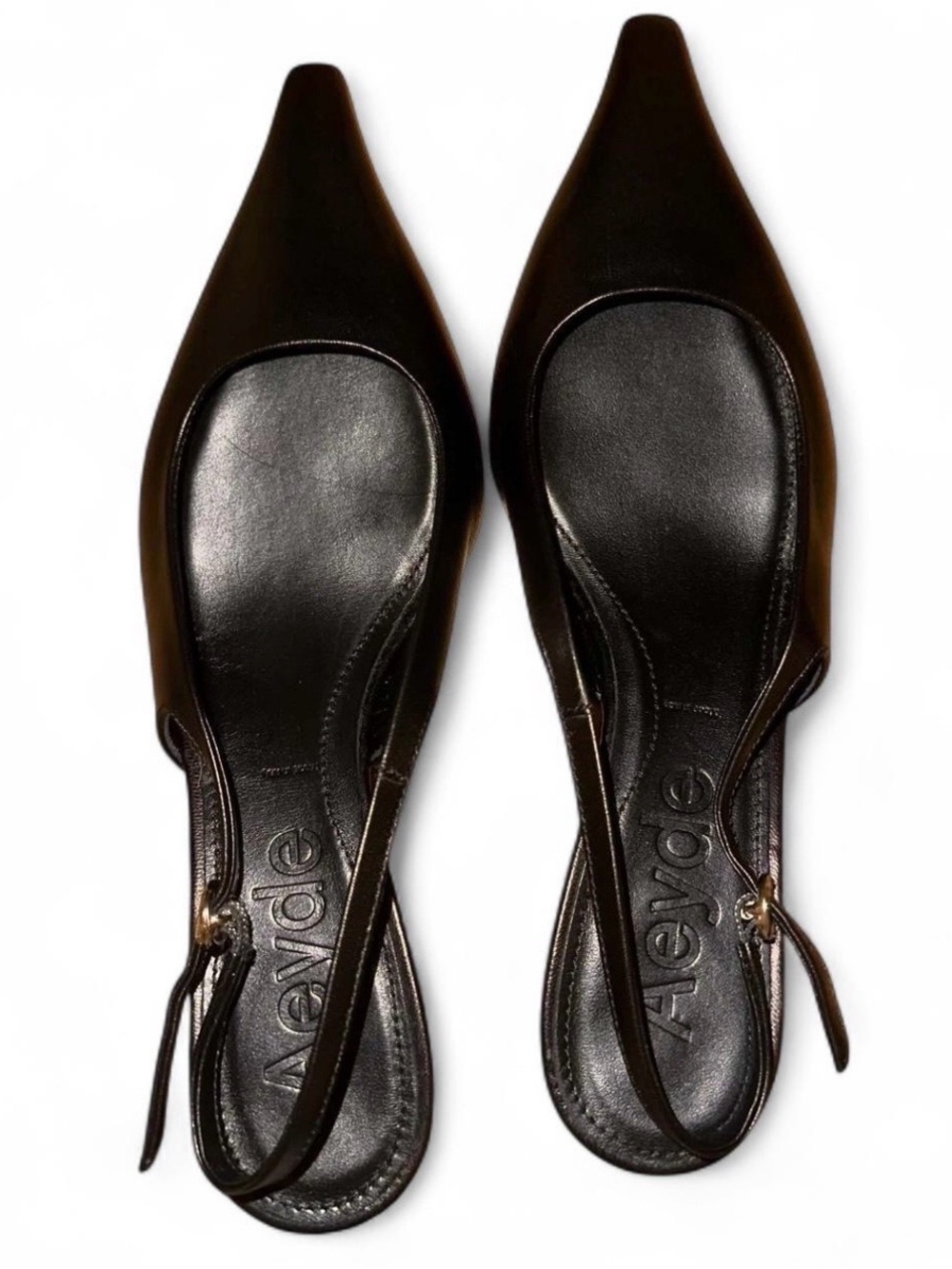 Aeyde Catrina Slingback Pumps Black EU 35.5